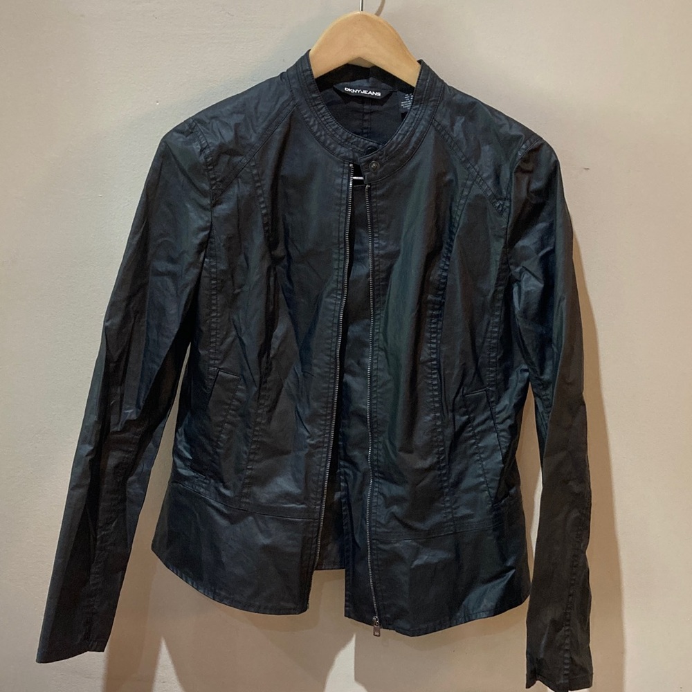 DKNY Jeans Black Bomber Jacket